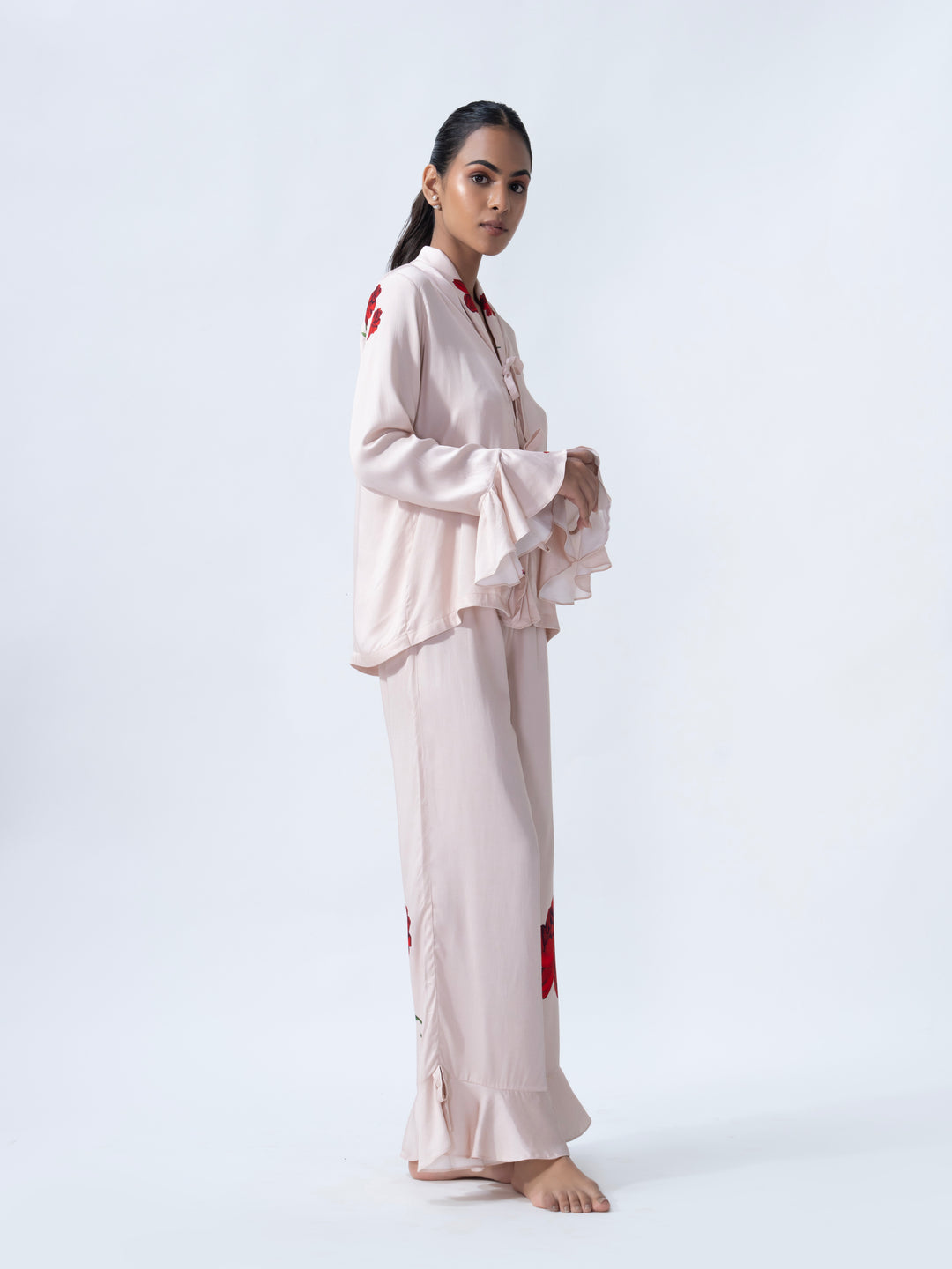 Rose Sorbet Ruffle PJ Set